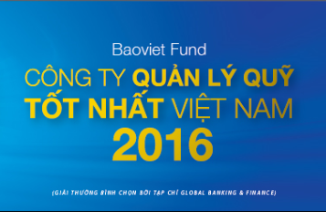 Công ty Quản lý Quỹ Bảo Việt nhận giải thưởng Công ty Quản lý quỹ tốt nhất Việt Nam